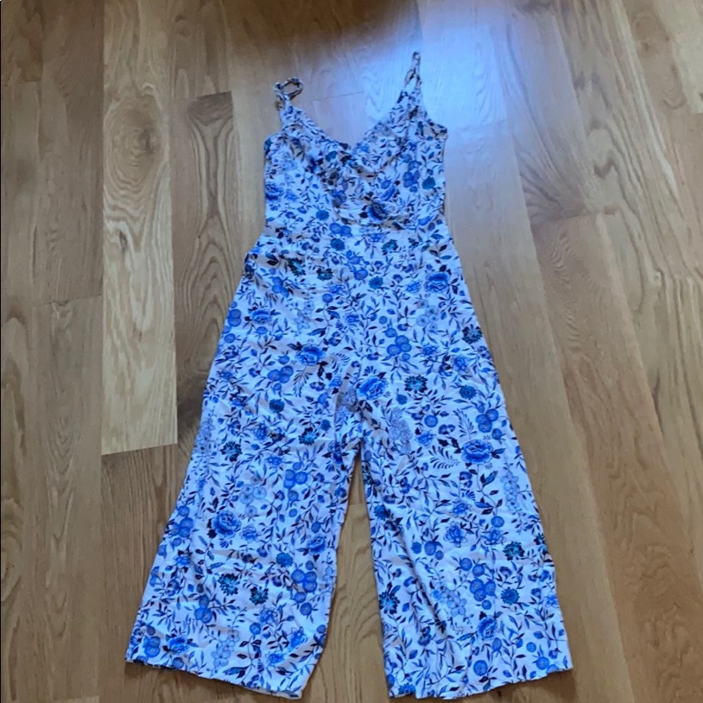 Floral Blue HM jumpsuit